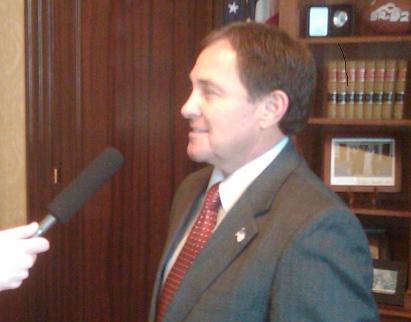 Governor Herbert in his office at the State Capitol